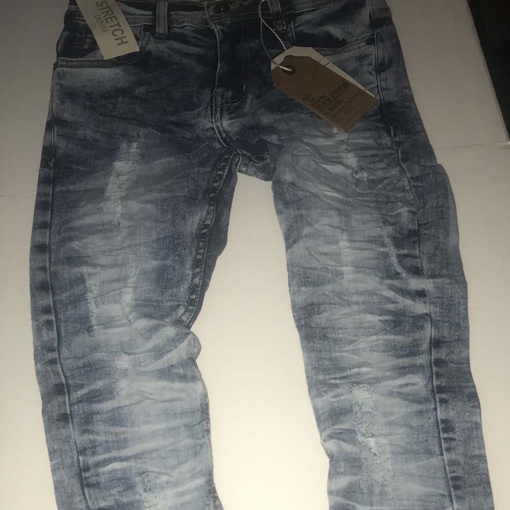Boys Evolution slim fur jeans